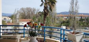 Balkón alebo terasa v ubytovaní Le SEXTANT, Frejus Plage, Grand T2, 52 M2 3-4 pers
