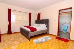 Postel nebo postele na pokoji v ubytování Cherry Homes