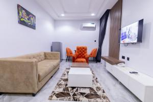 Area soggiorno di Tranquila Hotels and Suites Abuja