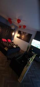Posezení v ubytování Apartament Pod Skrzydłami Aniola