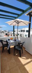 Balkon lub taras w obiekcie Gibshouses Rosa