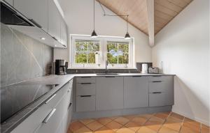 Η κουζίνα ή μικρή κουζίνα στο Holiday Home Bjergvej Blåvand Ix