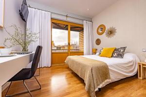 Postel nebo postele na pokoji v ubytování Eco-Hotel Doña Mayor