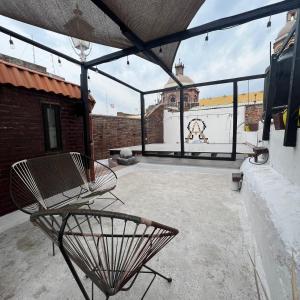Balkón nebo terasa v ubytování Hostal Luna 49