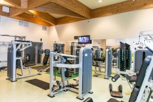 The fitness centre and/or fitness facilities at Hotel Aquarius SPA