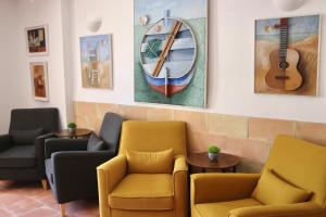 Posezení v ubytování La Plaza Hostal