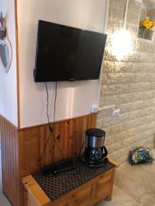 Televízia a/alebo spoločenská miestnosť v ubytovaní ila’s tiny house