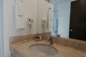 Koupelna v ubytování Hoteles Unico Express