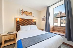 Letto o letti in una camera di Hotel Leavenworth