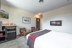 Letto o letti in una camera di Hotel Leavenworth