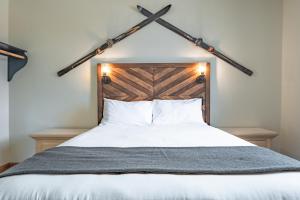 Letto o letti in una camera di Hotel Leavenworth