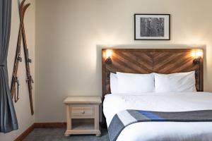 Letto o letti in una camera di Hotel Leavenworth