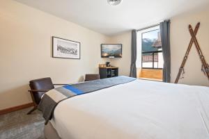 Letto o letti in una camera di Hotel Leavenworth