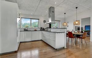 Virtuvė arba virtuvėlė apgyvendinimo įstaigoje Stunning Home In Haderslev With 4 Bedrooms, Sauna And Wifi