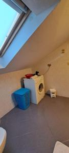 Vezzi PortioにあるLa Mansardinaのバスルーム(洗濯機、トイレ付)