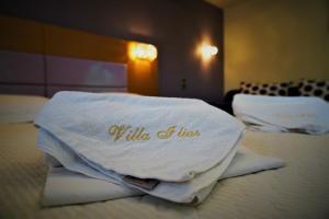 Postel nebo postele na pokoji v ubytování Villa Ilias