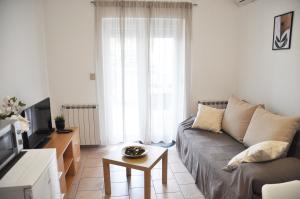 TV a/nebo společenská místnost v ubytování Apartmani Alavuk