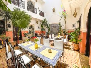Restaurace v ubytování Riad des Lys