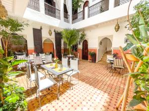 Patio nebo venkovní prostory v ubytování Riad des Lys