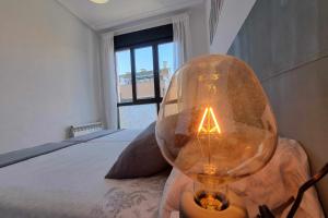 Postel nebo postele na pokoji v ubytování Apartamento El Picu Posada