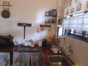 Kuchyň nebo kuchyňský kout v ubytování Tiny house for couple