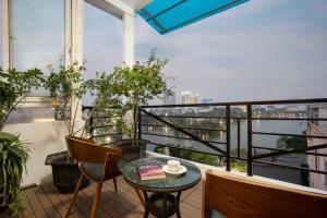 Balkón nebo terasa v ubytování Hanoi Morning Hotel