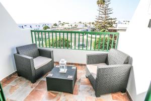Balkon lub taras w obiekcie Suite cosy relax a 400m de la playa