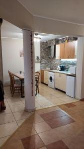 Kuchyň nebo kuchyňský kout v ubytování Kara Apartman