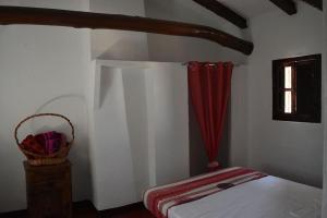 Postel nebo postele na pokoji v ubytování Gîte rural 100 % authentique (8 pers) avec piscine