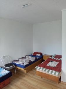 Ένα ή περισσότερα κρεβάτια σε δωμάτιο στο Turistický apartmán u Mireka