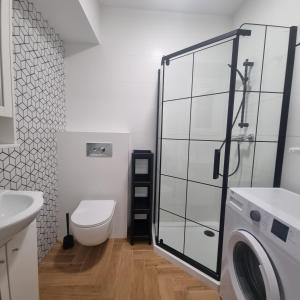 Koupelna v ubytování Figaro Apartaments