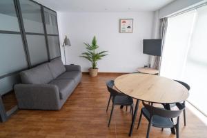 Posedenie v ubytovaní Ornis Apartments Poble