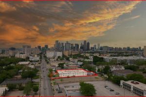 an aerial view of a city with a city skyline at "A Home 4 All" X Lots of Goodies X Free Parking in Dallas