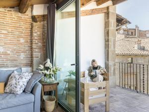 Posezení v ubytování Cal Rellotger de Solsona