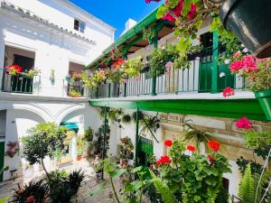 Ogród w obiekcie Apartamentos Jerez