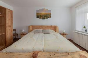 Postel nebo postele na pokoji v ubytování Počitniška Hiša Pr Martinovih
