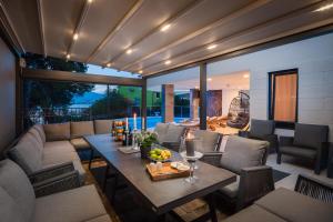 Et opholdsområde på Beach Villa Valentina