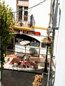 A balcony or terrace at Ancha Village