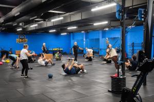 Fitness centrum a/nebo fitness zařízení v ubytování Arka Art Hotel