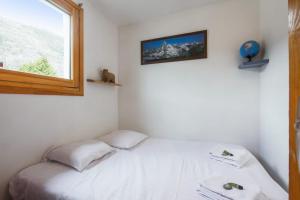 Posteľ alebo postele v izbe v ubytovaní Charming flat with terrace and garden - Les Houches - Welkeys