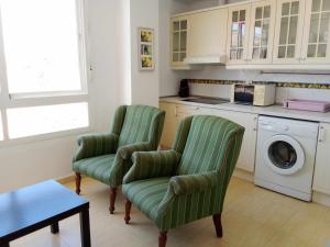 Küche/Küchenzeile in der Unterkunft Apartamento de 1 dormitorio en Calle Vela