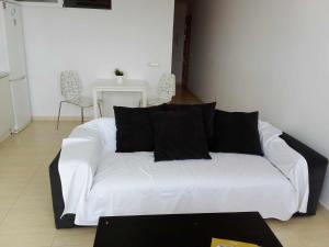 Ein Bett oder Betten in einem Zimmer der Unterkunft Apartamento de 1 dormitorio en Calle Vela