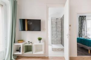 Posteľ alebo postele v izbe v ubytovaní Parenthèse calme design hypercentre