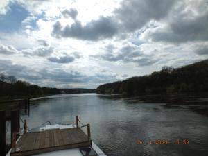 Natuurlandschap vlak bij de boot