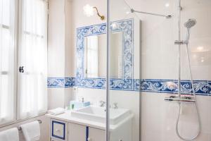 Koupelna v ubytování Le Vieux Logis Chambres d'Hôtes