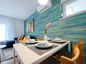 Ruang duduk di Apartments Valerian