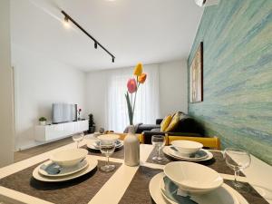 Televisyen dan/atau pusat hiburan di Apartments Valerian
