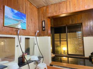Koupelna v ubytování Hanamizuki Onsen Resort