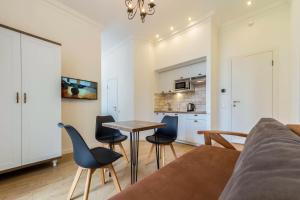 Kuchyň nebo kuchyňský kout v ubytování Scandinavian Apartments