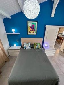 Postel nebo postele na pokoji v ubytování Maison élégante F2 Le Pitaya + 13 fotografií